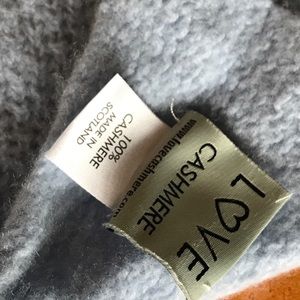 Cashmere blue baby blanket by LOVE Scotland
